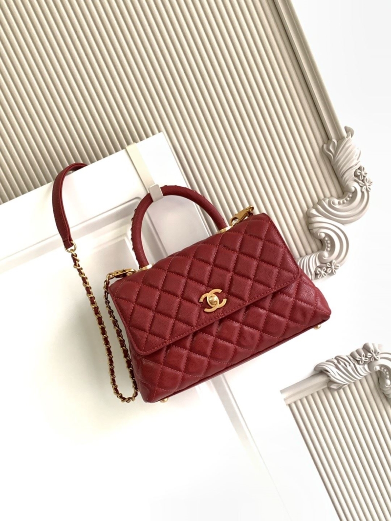 Ch**el top handle bags